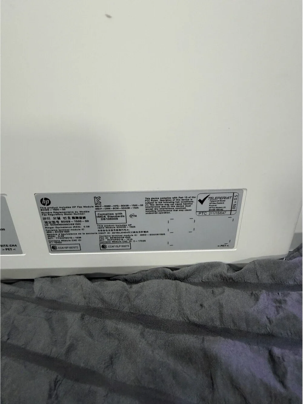 HP LaserJet Color LaserJet Pro MFP M281fdw Very Low Toner
